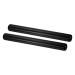 PATIKIL Junior Relay Track Batons, Plastic Tube Race Field Running Stick for Outdoor Athletics Sport Game Tool Black