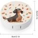 I Love My Dog Dachshunds Contact Lens Case - Stylish & Practical Lens Care Box for Travel - Buy Online on GoSupps.com