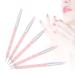 Nail Art Dotting Pen 5 Pack Double Ended Dotting Pen Manicure for Nail Art Tool (Pink)
