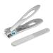 Uraqt Large Stainless Steel Nail Clipper - Ideal for Thick Nails Wide Jaw Toenail Scissors with Nail Files for Men & Women - Perfect for Easy Grooming - Buy Online on GoSupps.com