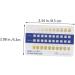 Clispeed Tooth Color Card - 20 Piece Set for Accurate Tooth Shade Matching | Bleached & Natural Tones | Frosted PVC Chart for Dental Professionals | Ideal for Oral Deliveries | Enhance Your Smile with Precision - Buy Online on GoSupps.com