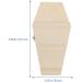 TOYANDONA Coffin Wooden Box 2pcs - Unfinished DIY Keepsake Casket for Pet Burials and Halloween Decor - Buy Online on GoSupps.com