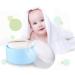 Heallily Baby Powder Puff Box with Powder Puff - Sky Blue | Baby Care Face/Body Powder Container for Home & Travel Use - Buy Online on GoSupps.com