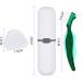 Denture Cleaning Brush 5 Pcs False Teeth Brushes Denture Cleaner Toothbrush Hard Denture Brush Double-Sided Toothbrush for False Teeth Cleaning - Buy Online on GoSupps.com