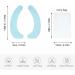 4 Pack Bathroom Toilet Seat Cover Pads - Portable, Washable & Reusable Cushion for Warmer Toilet Seats | FACOYONG - Buy Online on GoSupps.com