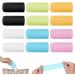 Aucuu 12 PCS Elastic Silicone Toiletry Bottle Sleeves for Travel - Leak Proof & Reusable Covers for Shampoo, Body Wash - Multicolor - 3.2 x 1.5 x 0.8 in - Buy Online on GoSupps.com