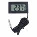 Ranrao LCD Digital Aquarium Thermometer - Mini Temperature Display with 1m-5m Probe & 2m Black Cable - Buy Online on GoSupps.com