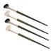 WOONEKY 4pcs Nose Shadow Brush Angled Contour Brush Flat Concealer Brush Angled Eyebrow Artificial Fiber