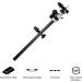 Selens Telescopic Reflector Holder: Extendable Boom Arm with 360 Swivel - Ideal for Studio and Portrait Photography - Buy Online on GoSupps.com
