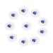 10pcs Tooth Jewelry Set - Clear Gemstone Rhinestone Nail Decorations (Blue) for Stunning Smiles | International Shipping Available - Buy Online on GoSupps.com