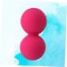 Beaupretty White Cylinder Peanut Yoga Roll Full Body Myofascial Release Massage Ball for Ultimate Fitness Relief - Buy Online on GoSupps.com