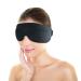 Moist Heat Weighted Eye Mask by FOMI Care | Warm Head Wrap for Migraines  Dry Eyes  Headaches  Muscle Tension  and Sinus Relief | Lavender Scented  Natural Clay Bead Filling