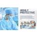 50-Pack Disposable Isolation Gown FDA Registered AAMI Level 1 PP & PE 30g Fully Closed Double Tie Back Elastic Cuffs Fluid Resistant Unisex (50) - Buy Online on GoSupps.com