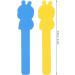 Dykaae 2PCS Tongue Depressor - 12.5cm Plastic Tongue Muscle Trainer for Kids in Mixed Colors | Portable Tongue Compressor Sticks - Buy Online on GoSupps.com