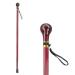 Foldable Cane Crutch Solid Wooden Round Head Elderly Walking Stick Walker 95Cm Beautiful Scenery Bathing in Sunlight