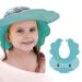 Kid Shampoo Cap Adjustable Baby Shower Hat Hair Washing Shield for Ears Eyes Silicone Baby Bath Visor for Toddlers Kids Infants Blue