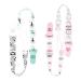 Buy Zeaye 4pcs Cute Animal Baby Pacifier Chains - Perfect for Boys & Girls | International Shipping - Buy Online on GoSupps.com
