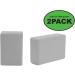 Mind Reader Yoga Block Set - High Density EVA Foam Blocks for Yoga, Pilates, Meditation - Non-Slip Surface - Improve Strength, Balance, and Flexibility - Grey (Set of 2) - Buy Online on GoSupps.com
