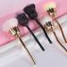 Rose Makeup Brush Set | Large Cosmetic Brushes for Foundation Blush and Nail Dust | Perfect Beauty Accessory for Flawless Application - Buy Online on GoSupps.com
