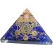 P&R UK Lapis Lazuli Metatron's Cube Orgonite Pyramid with Copper Coil - Energy-Enhancing Healing Crystal D cor in Elegant Gift Box - Buy Online on GoSupps.com