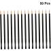 Balacoo 100 Pcs Liquid Eyeliner Gel Liner Eyeliner Eye Makeup Tools Eyeliner Brush Thin Angle Soft Head 10X0.5cmx2pcs Orangex2pcs - Buy Online on GoSupps.com