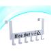 Hook Storage Rack Heavy Duty Organizer Rack Clothes Hanger Racks Over Door Holder Nail Shelf medium White - Buy Online on GoSupps.com