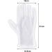 JJ PRIME - White Cotton Moisturising Gloves for Women | Cotton Gloves for Dry Hands | Overnight Gloves for Dry Hands | Breathable Moisture Gloves for Hands Dry Cracked Skin 1 Pair White - Buy Online on GoSupps.com