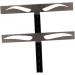 Beavorty 2pcs three-point eyebrow ruler eyebrow drawing tool balance stencil - Buy Online on GoSupps.com