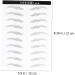 Balacoo 6 Sheets Pairs Makeup Stickers Ladies Makeup Brow Tattoos Transfer Stickers Supplies Miss Make up - Buy Online on GoSupps.com
