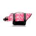 Shtgoi Dog Wimmed Reflecting Lifeguard For Dogs with rescue handle Pets Pets Wowers Wowers Puppies Safety Swimming Supports Dog West For Swimming Boat Fearing Water Pink Flowers Rosa Flowers L