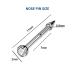 Disposable Sterile 2 Pcs Nose Piercing Kit - Safe & Painless Nose Piercing Gun with 2mm Stainless Steel Nose Pin - White Crystal - Buy Online on GoSupps.com