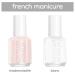 Essie Nail Art Set French Manicure - High Quality Durable Nail Polish (No.01 Blanc No.13 Mademoiselle) | International Shipping - Buy Online on GoSupps.com
