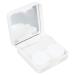 HEITIGN Cute Cartoon Heart Contact Lens Case 5-in-1 Travel Kit with Mirror & Tools - Perfect for Girls & Women - Buy Online on GoSupps.com