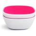 Munchkin Splash Bowls (Pink/Purple) with Waterproof Personalized Labels - Buy Online on GoSupps.com
