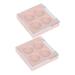 Didiseaon 2 Pcs Practical Cosmetics Storage Trays Eyeshadow Lipstick Sub Package Bins
