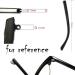 Buy Vintage Plastic Frame Replacement Temple Arm for Eyeglasses - Matte Black | International Shipping Available - Buy Online on GoSupps.com