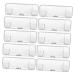 Minkissy Travel Razor Storage Box - 40 Stk Portable Shaver Bag Case for Safety Razor - Reusable Transparent Plastic 14.7x5.7cm - Ideal for International Shipping - Buy Online on GoSupps.com