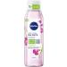 Nivea Natural Balance Shower Gel with Wild Rose Fragrance and Organic Argan Oil (300 ml) Nourishing Shower without Allergenic Fragrances Vegan Shower for Dry and Sensitive Skin