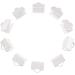 Craftdady 100Pcs Silver Ribbon End 8x6mm - Cord End Fastener Clasps for Leather Jewelry - Buy Online on GoSupps.com