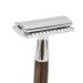 Buy Eco-Friendly Bamboo Double Edge Razor | Plastic-Free Travel Safety Razor for Men - Perfect Shave Without Blade - Buy Online on GoSupps.com