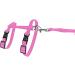 Cat Set of Harness Nylon Lead 125cm (Pink) - Soft Adjustable - Best for Kitten Walking - Buy Online on GoSupps.com
