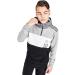 adidas Originals ID2096 Boys Half Zip Hoodie - Medium Grey Heather/White/Black - Large - Buy Online on GoSupps.com