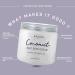 SpaLife Coconut Salt Body Scrub with Coconut Oil Exfoliate and Hydrate Your Skin - Buy Online on GoSupps.com