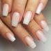 AddFavor Medium Square Press on Nails - 120pcs Pink White Gradient Fake Acrylic Nails for Women & Girls | Stylish & Easy Application - Buy Online on GoSupps.com
