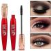 Yanqina Super Long Mascara Yanquina 4d Silk Fiber Lash Mascara Mascara De Pesta as Waterproof and Sweat Proof Mascara (2pcs) - Buy Online on GoSupps.com