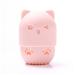 Makeup Sponge 1Pc Cute Sponge Puff Drying Cleaner Travel Stand Soft Silicone Foundation Makeup Brush Sponge Cleaning Tool Cosmetic Puff Holder Makeup Sponge Holder(1)
