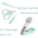 Hinkyoung 4-in-1 Baby Nail Care Set - Nail Clippers, Scissor, File, Tweezers for Newborn, Infant, Toddler - Buy Online on GoSupps.com