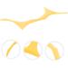 FOMIYES Eye Brow Stencil Brow Guide Template Eyebrow Stencils Eyebrow Shaper Makeup Tools Blindfold Usb 17.3x5.9cm Yellow - Buy Online on GoSupps.com