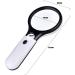 10X/45X Handheld Magnifier with 2 LED Light Ultra HD Read Lens for Night Reading 85mm Made in China - Buy Online on GoSupps.com