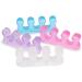 Buy Bonvie.shop Silicone Toe Separators for Pedicure | Hallux Valgus Splint & Ball Protection - Purple Color - Buy Online on GoSupps.com